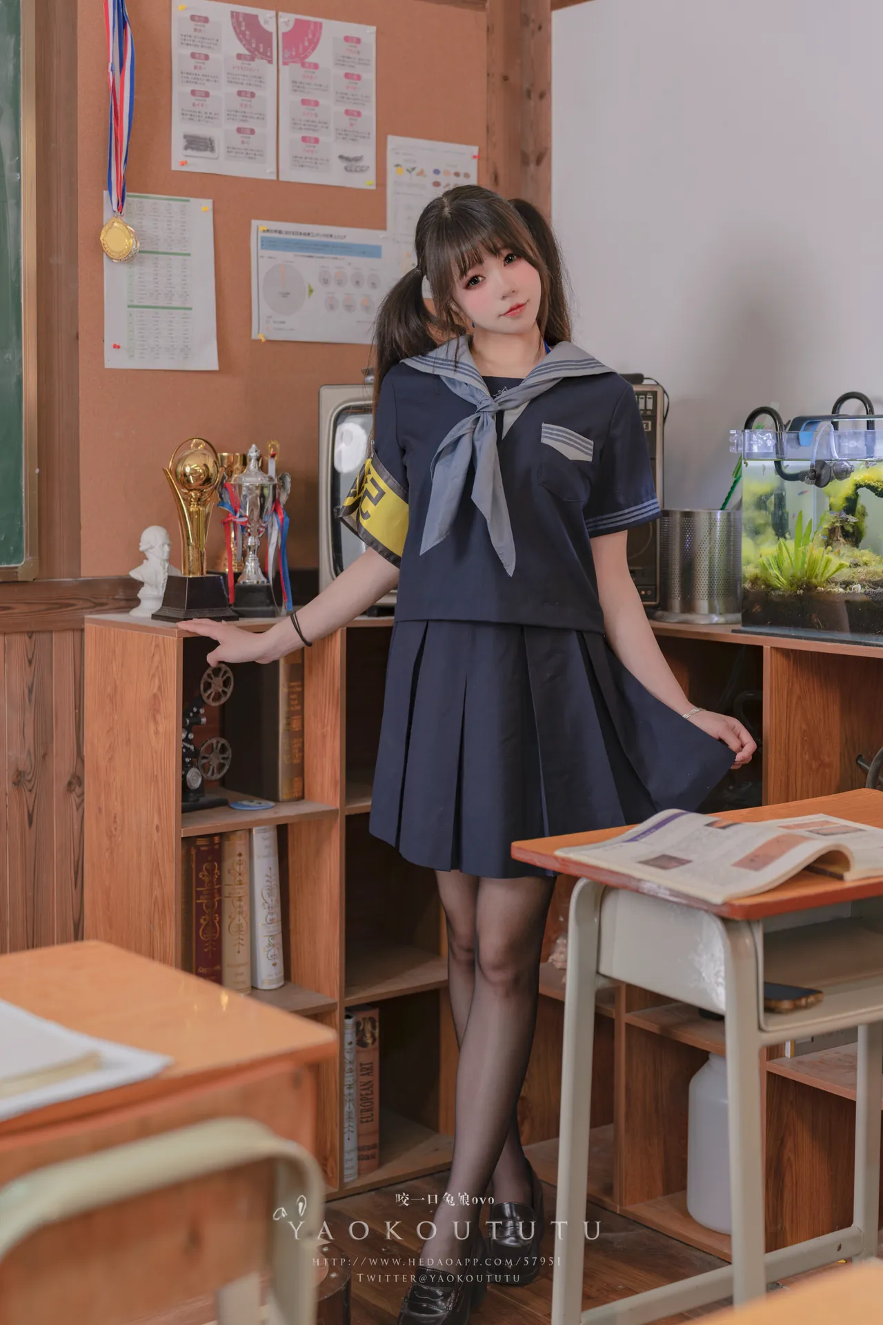 [咬一口兔娘] [55P+1V - 1276.27MB] 写真 - 学生会长竞选中&脸红的思春期 - 图片 2