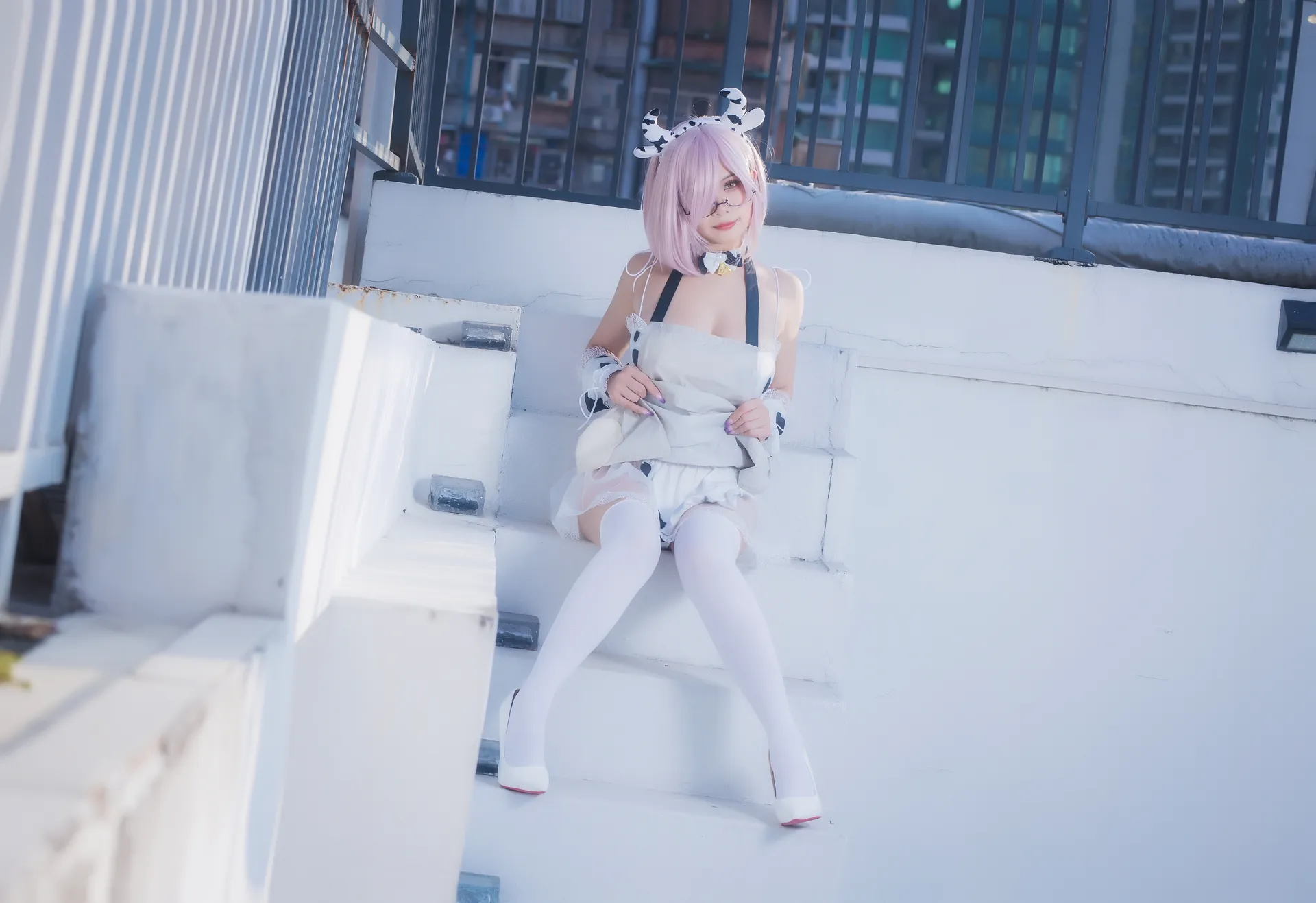 [末夜787] [64P+4V - 1694.11MB] Cosplay - 牛牛厨娘 - 图片 20