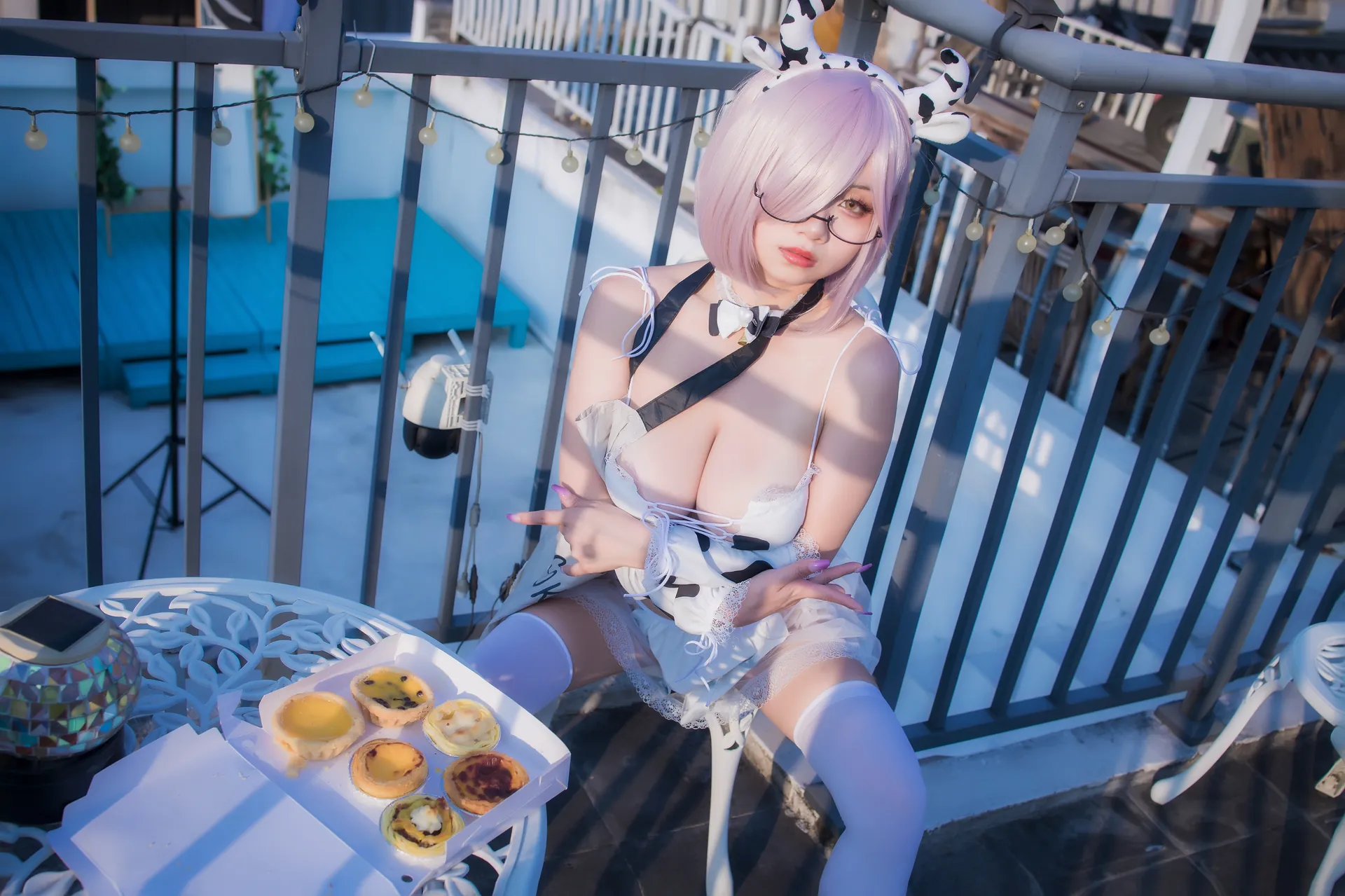 [末夜787] [64P+4V - 1694.11MB] Cosplay - 牛牛厨娘 - 图片 31