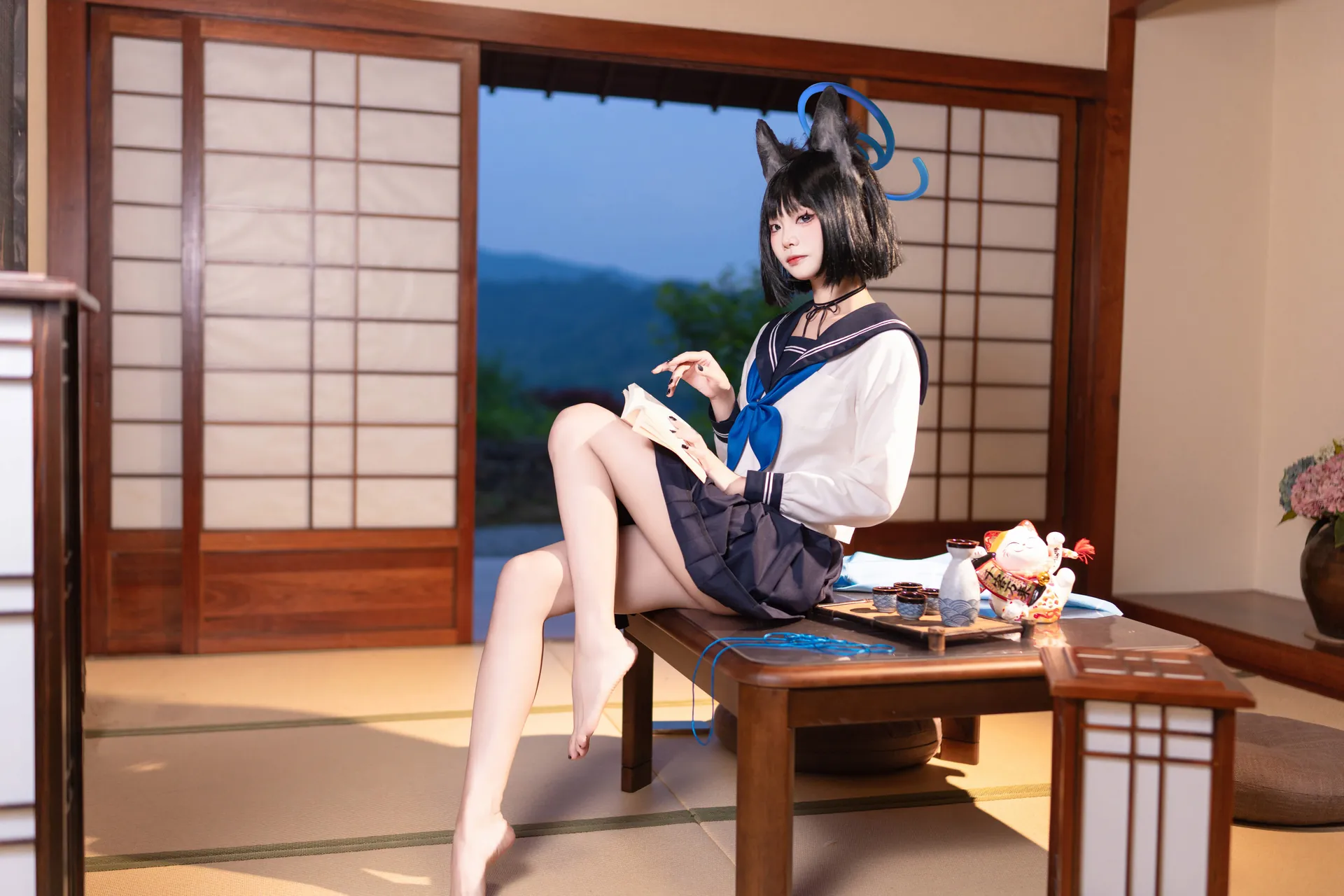 [艾西Aiwest] [48P - 188.14MB] 碧蓝档案 - 桐生桔梗  - 图片 36