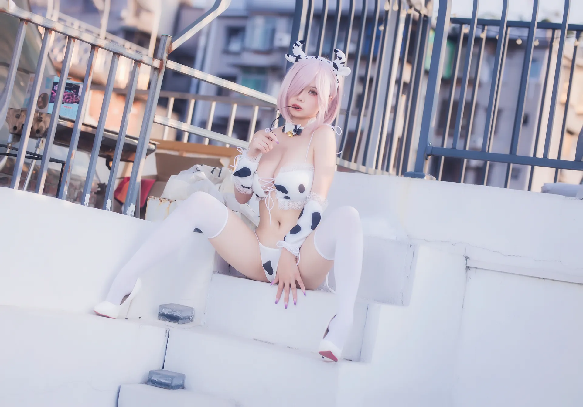 [末夜787] [64P+4V - 1694.11MB] Cosplay - 牛牛厨娘-1