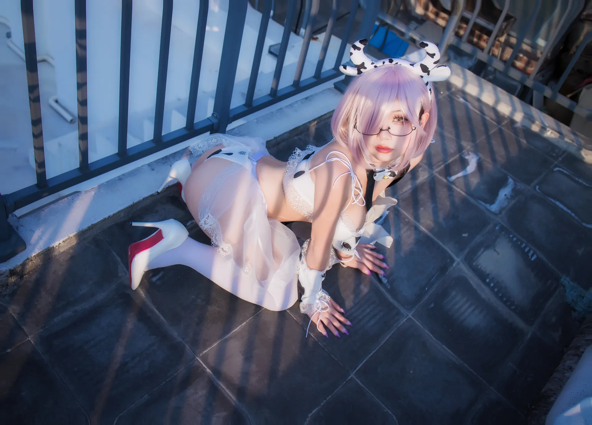 [末夜787] [64P+4V - 1694.11MB] Cosplay - 牛牛厨娘 - 图片 49