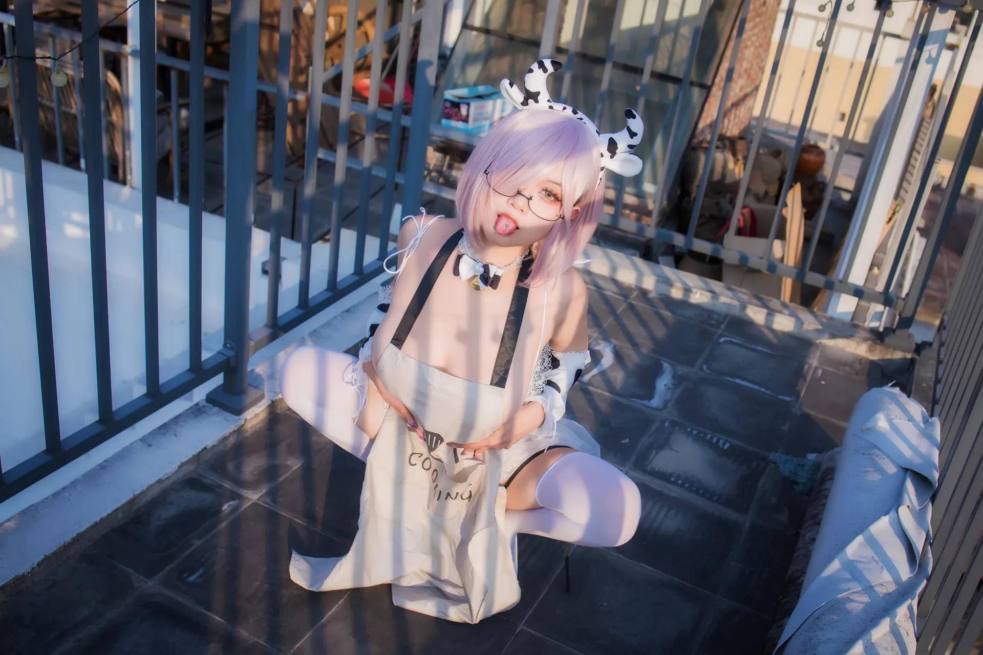 [末夜787] [64P+4V - 1694.11MB] Cosplay - 牛牛厨娘 - 图片 44