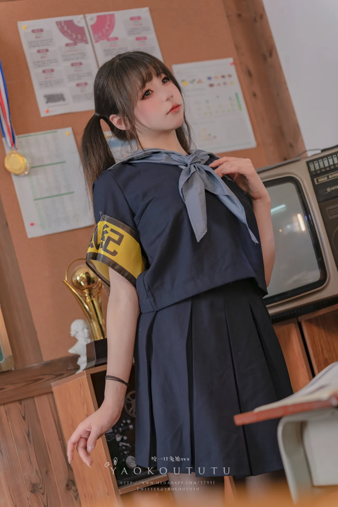 [咬一口兔娘] [55P+1V - 1276.27MB] 写真 - 学生会长竞选中&脸红的思春期 - 图片 3