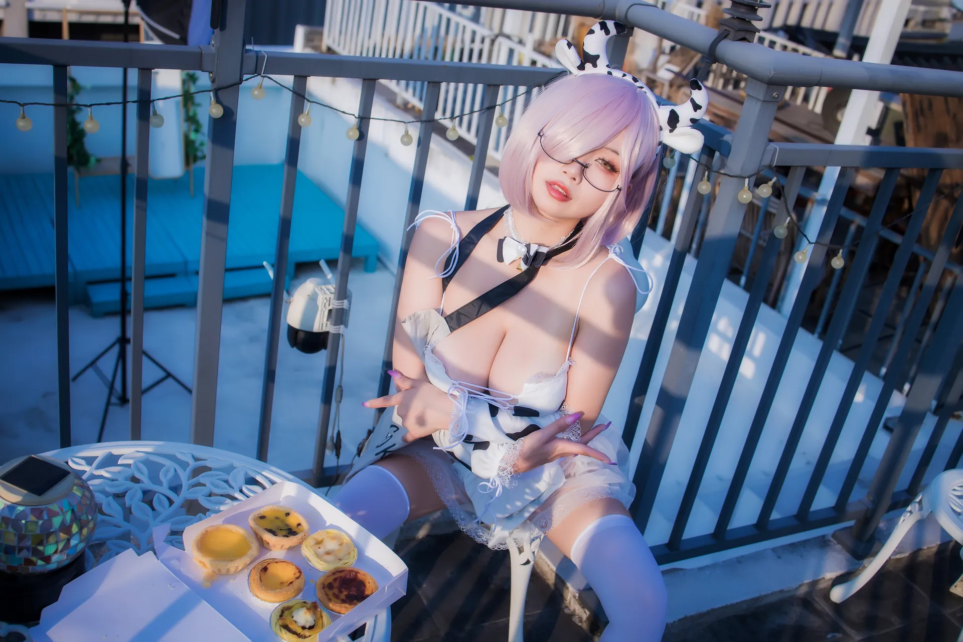 [末夜787] [64P+4V - 1694.11MB] Cosplay - 牛牛厨娘 - 图片 36