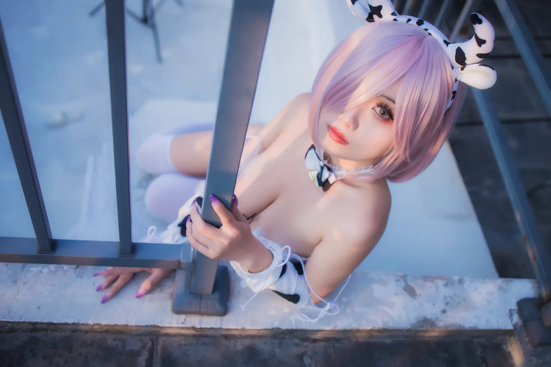 [末夜787] [64P+4V - 1694.11MB] Cosplay - 牛牛厨娘 - 图片 13