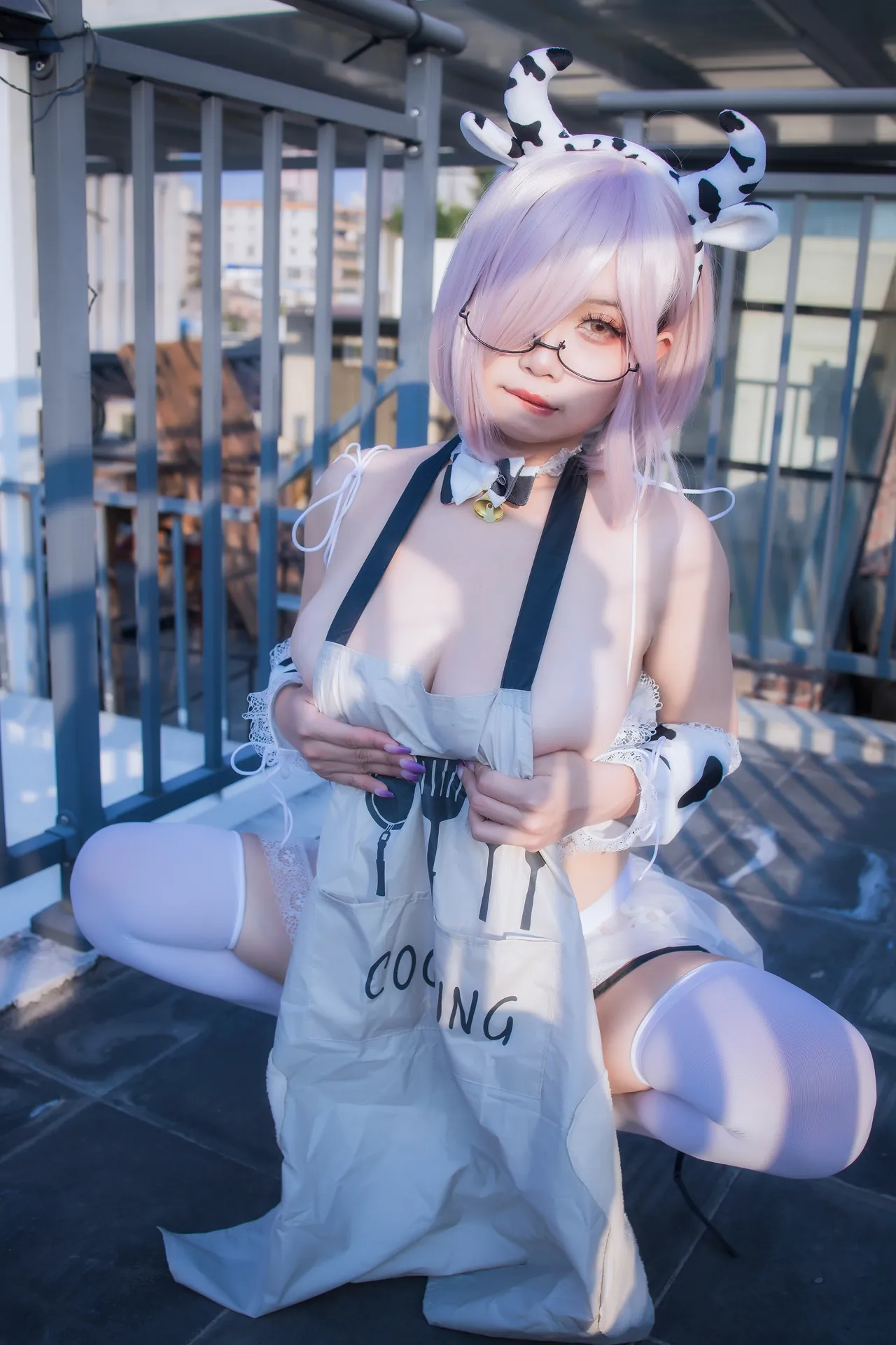 [末夜787] [64P+4V - 1694.11MB] Cosplay - 牛牛厨娘 - 图片 45