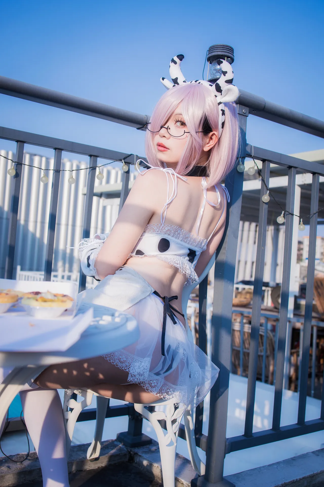 [末夜787] [64P+4V - 1694.11MB] Cosplay - 牛牛厨娘 - 图片 23