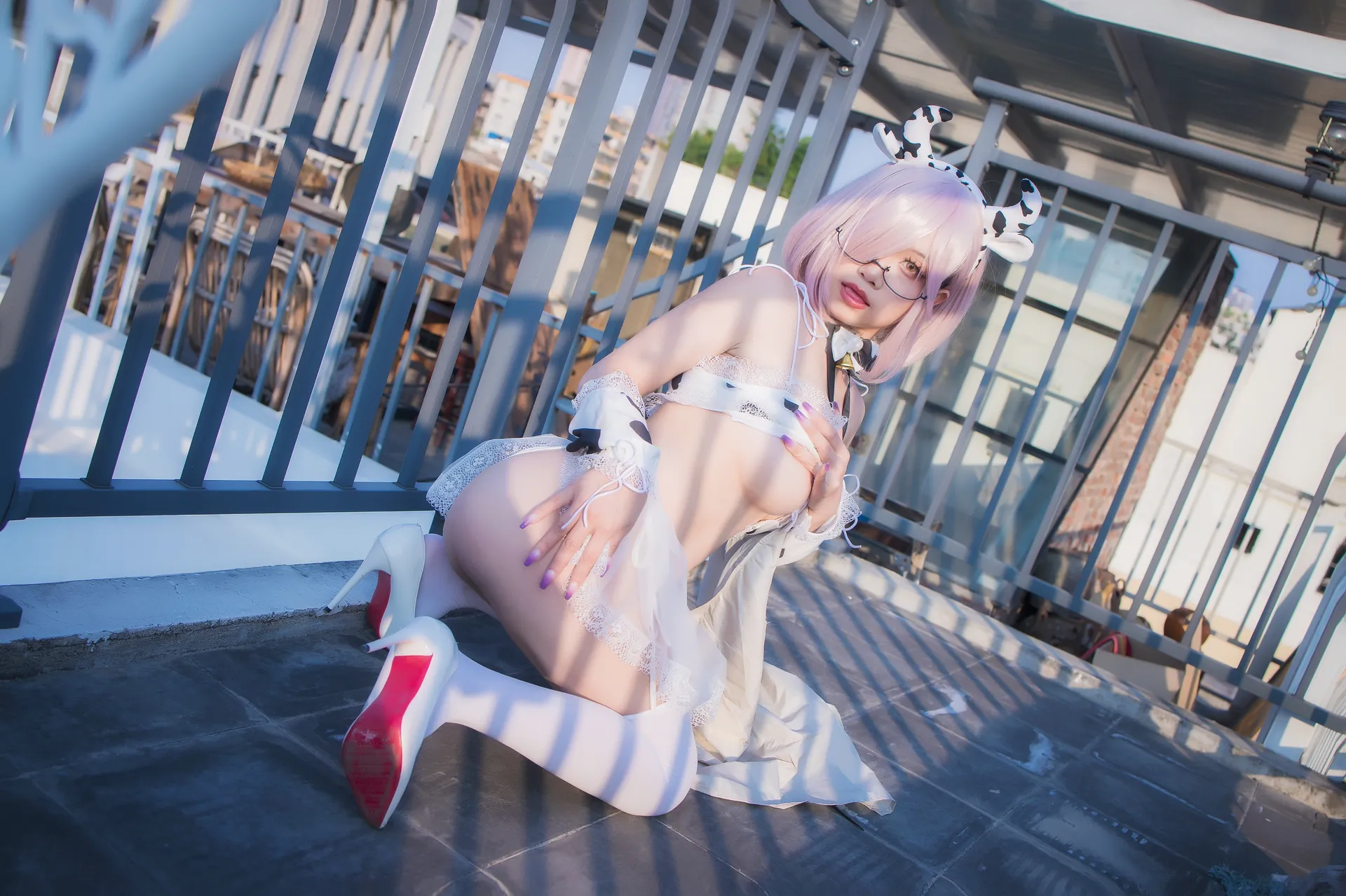 [末夜787] [64P+4V - 1694.11MB] Cosplay - 牛牛厨娘 - 图片 47