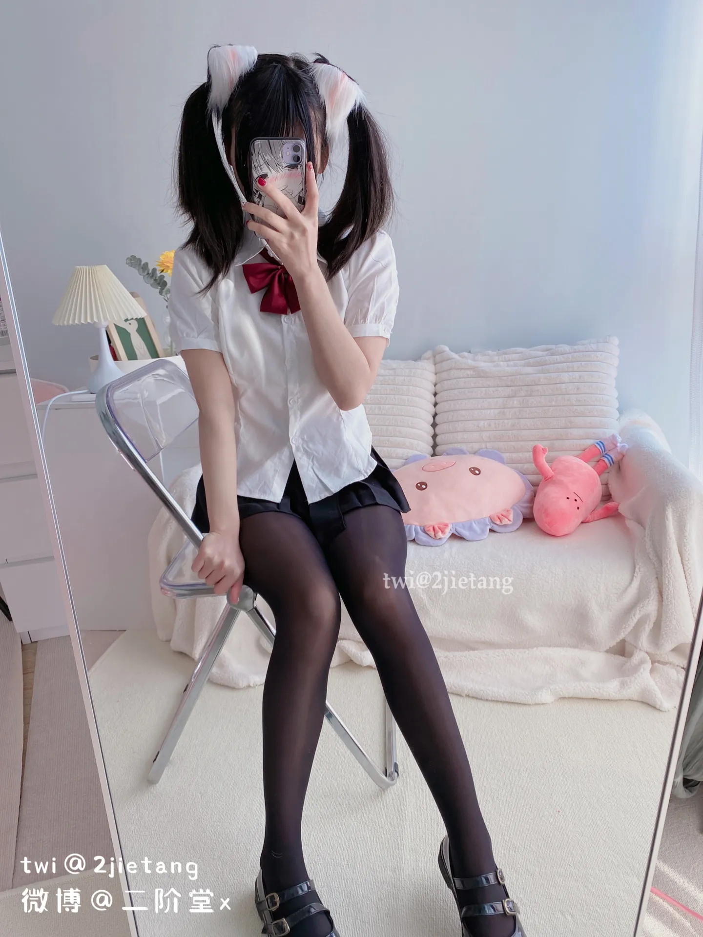 [二阶堂] [122P+1V - 156.15MB] 写真 - 猫儿黑丝-2