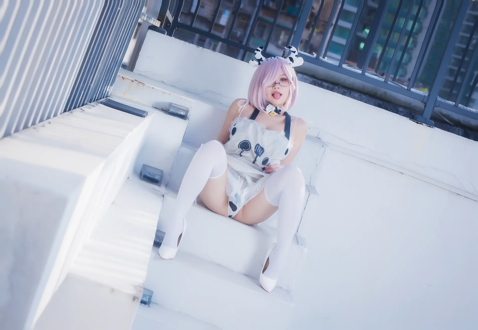 [末夜787] [64P+4V - 1694.11MB] Cosplay - 牛牛厨娘 - 图片 14