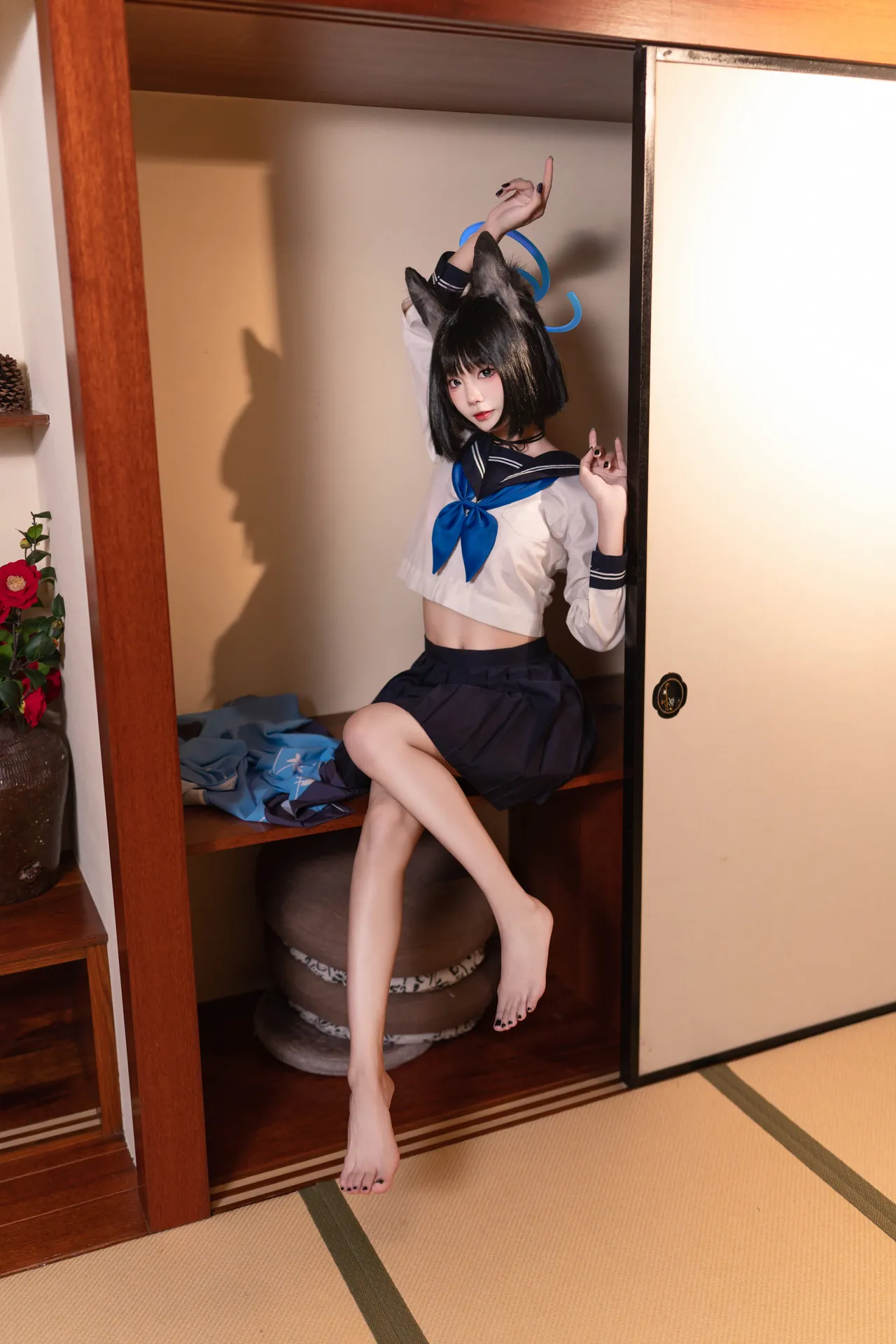 [艾西Aiwest] [48P - 188.14MB] 碧蓝档案 - 桐生桔梗  - 图片 45