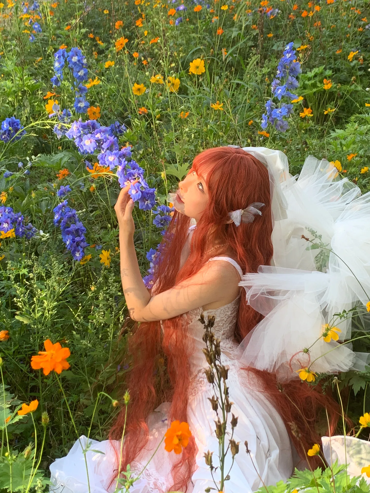 [蠢沫沫] [67P - 901.81MB] 写真 - 花丛婚纱 - 图片 55