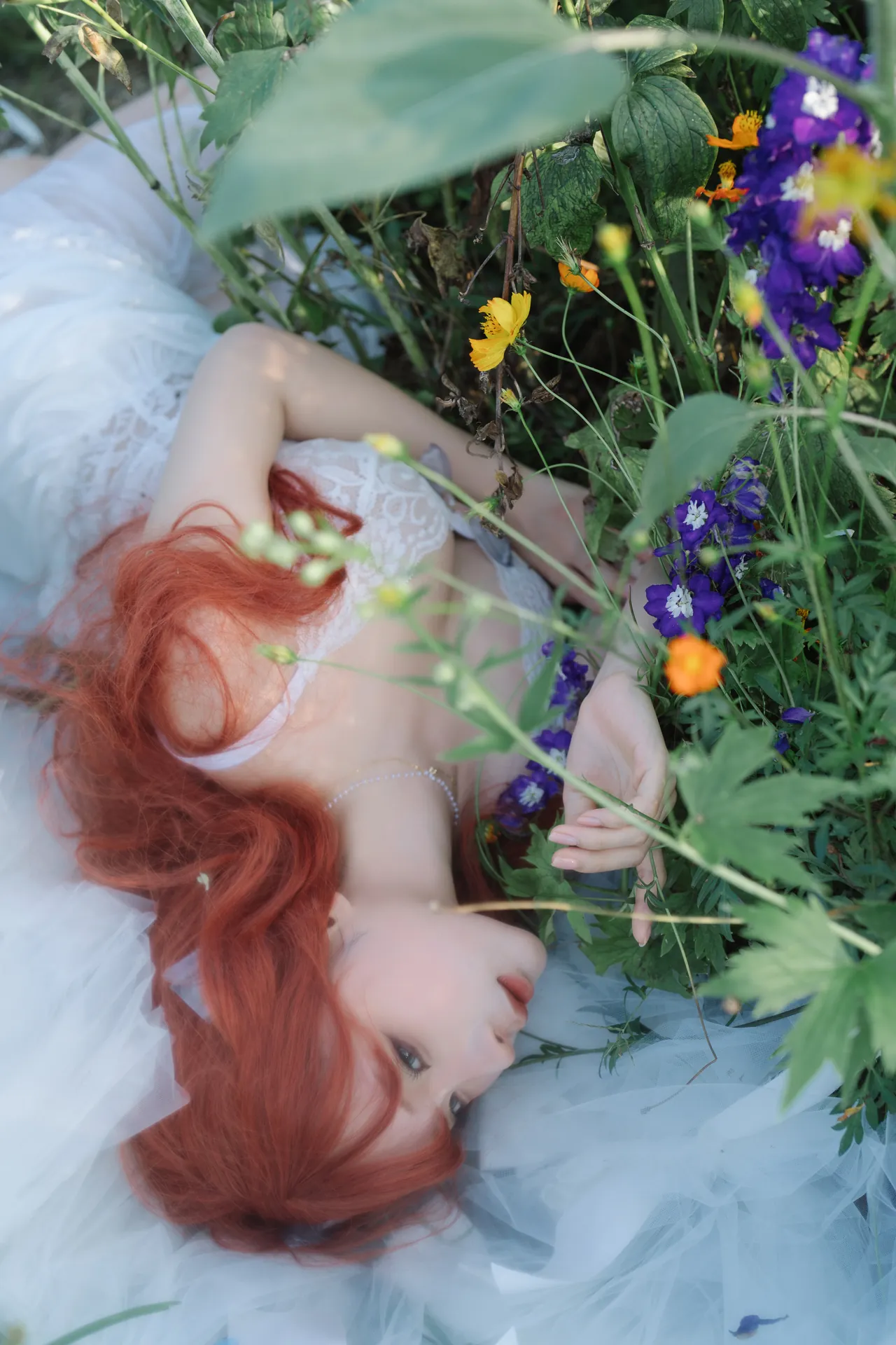 [蠢沫沫] [67P - 901.81MB] 写真 - 花丛婚纱 - 图片 24