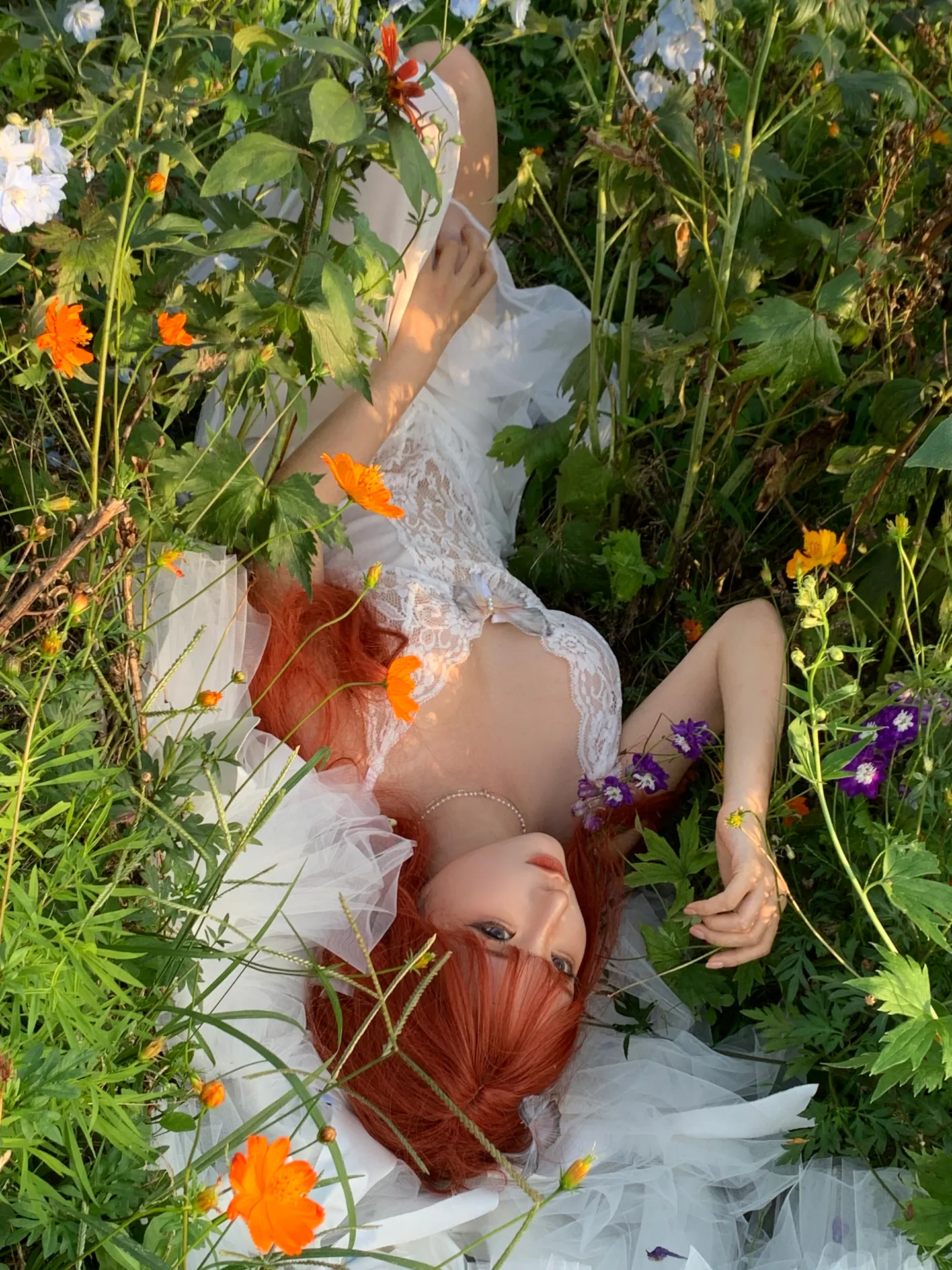 [蠢沫沫] [67P - 901.81MB] 写真 - 花丛婚纱 - 图片 67