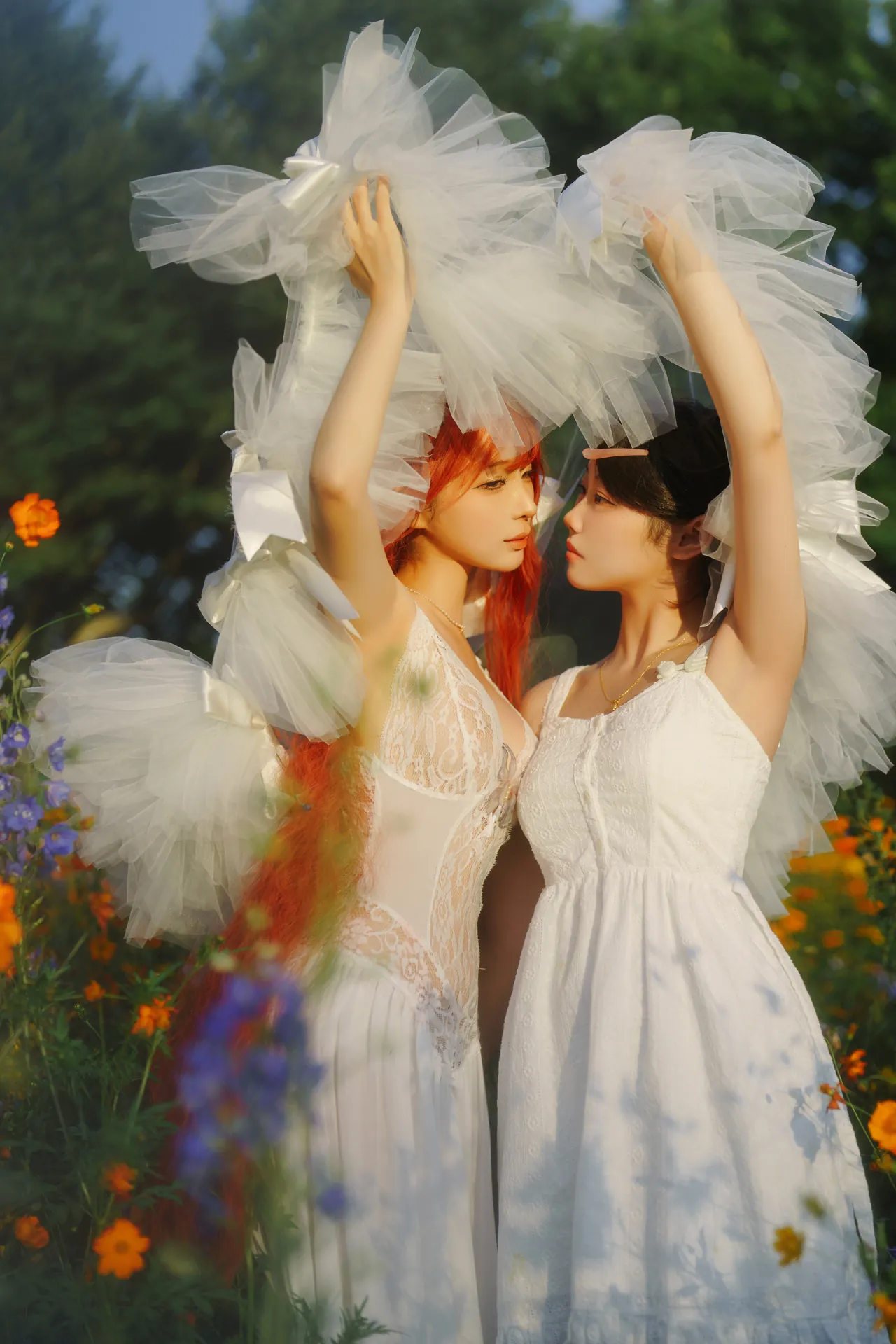 [蠢沫沫] [67P - 901.81MB] 写真 - 花丛婚纱 - 图片 30