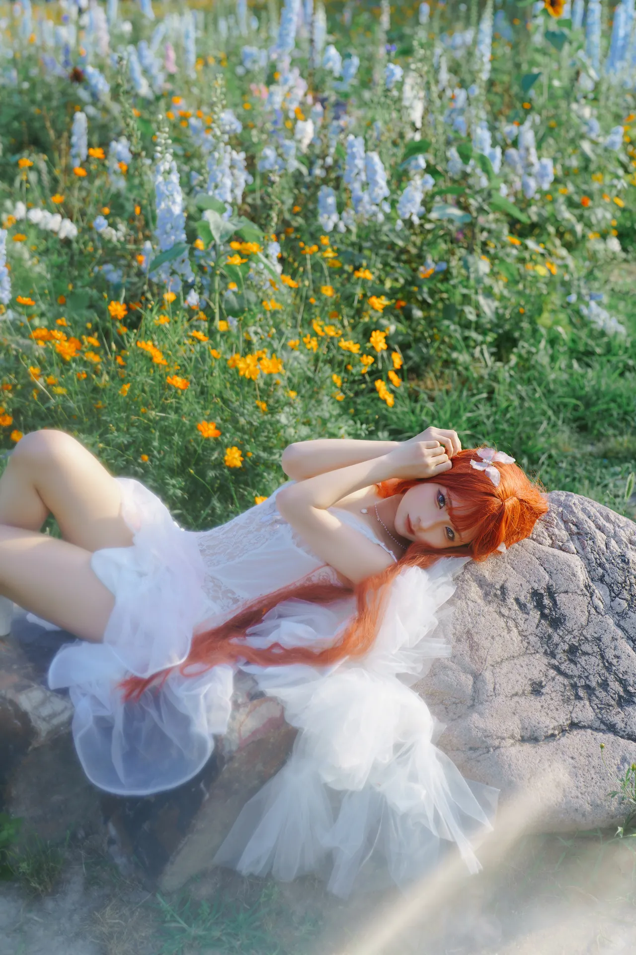 [蠢沫沫] [67P - 901.81MB] 写真 - 花丛婚纱 - 图片 19