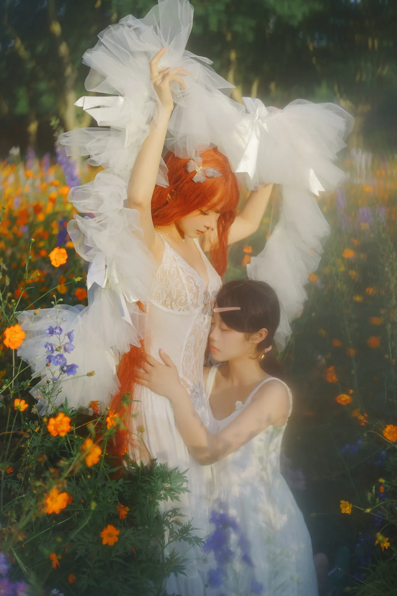 [蠢沫沫] [67P - 901.81MB] 写真 - 花丛婚纱 - 图片 33