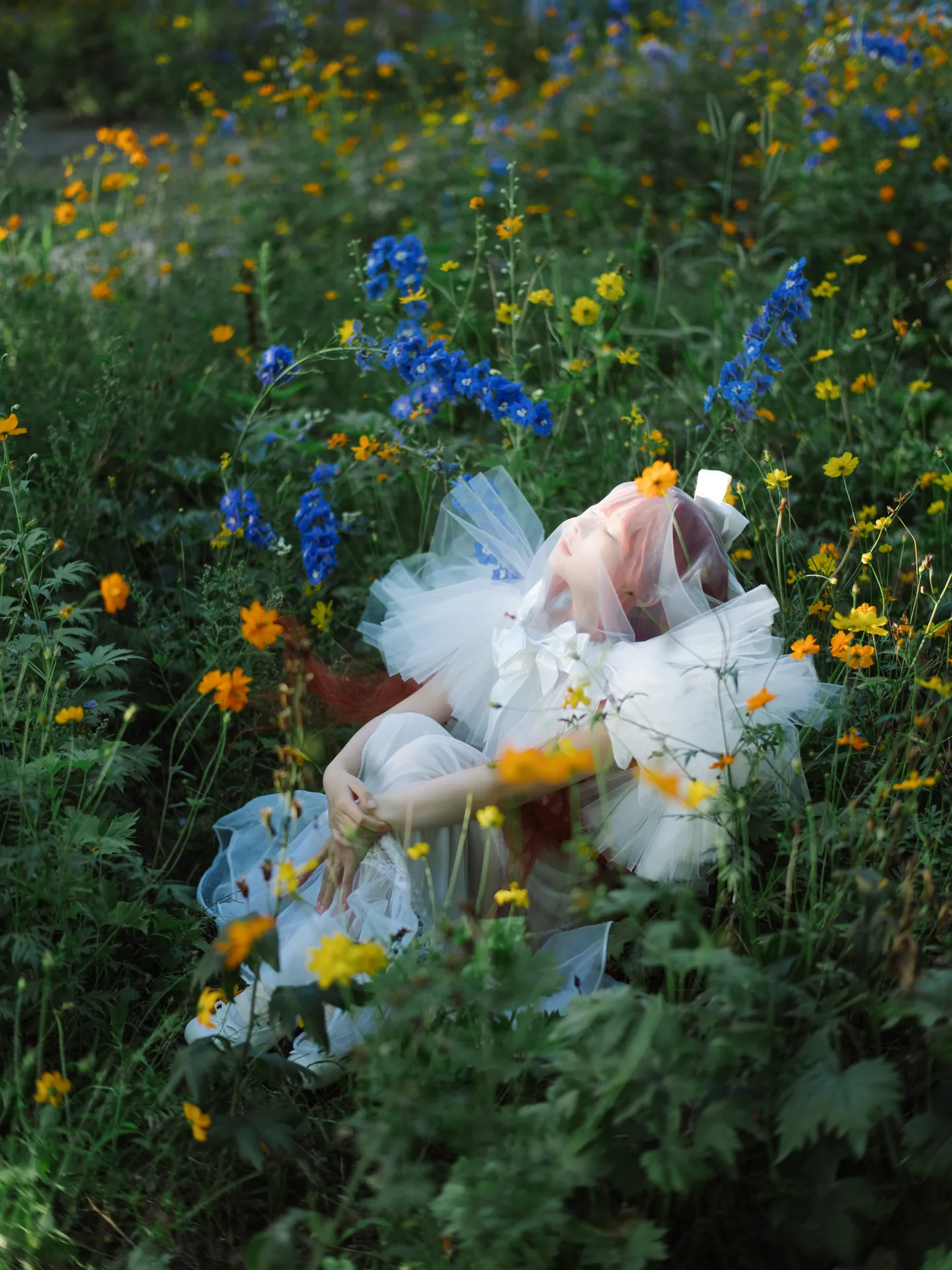 [蠢沫沫] [67P - 901.81MB] 写真 - 花丛婚纱 - 图片 42