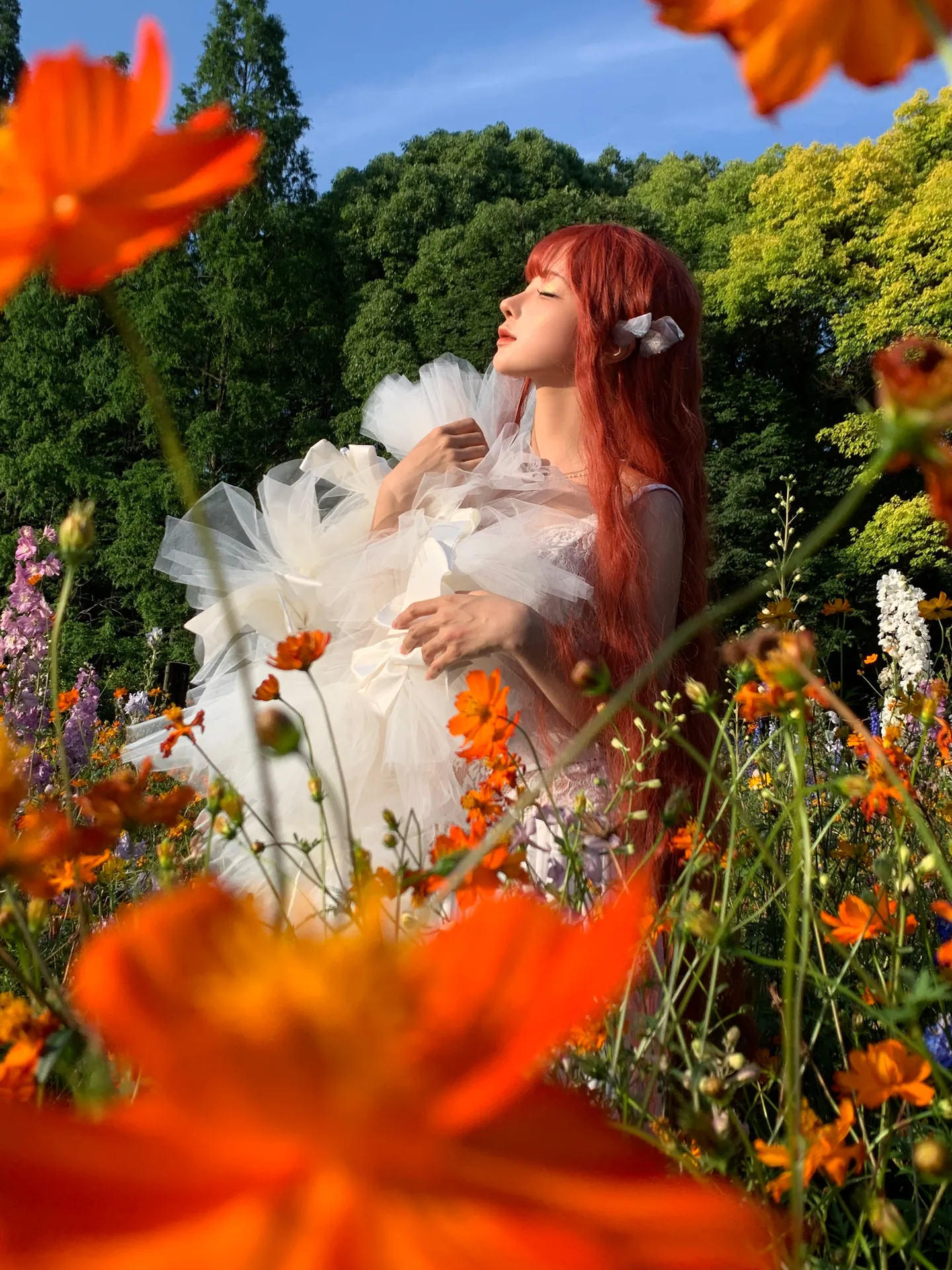 [蠢沫沫] [67P - 901.81MB] 写真 - 花丛婚纱 - 图片 61