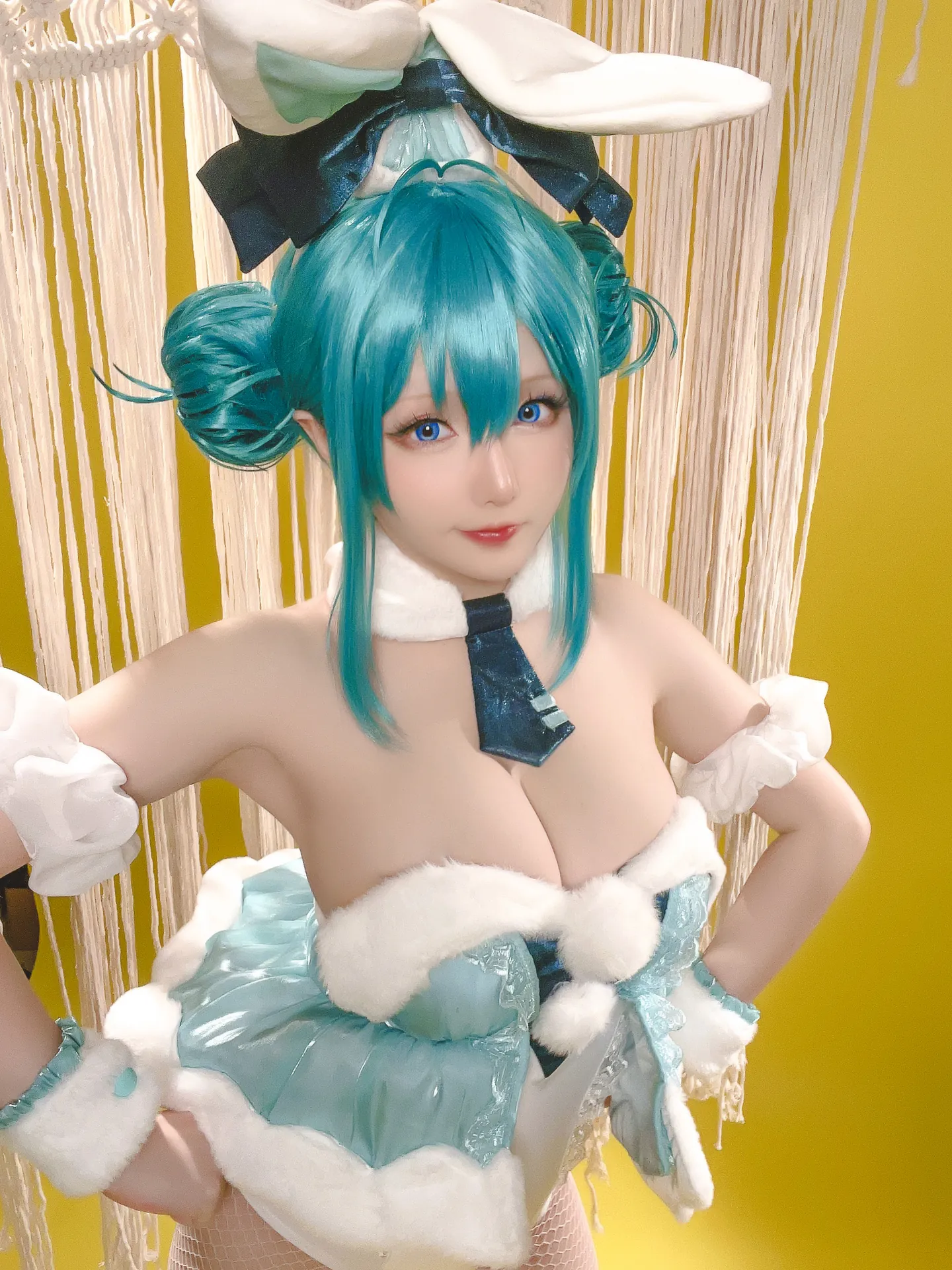[星之迟迟] [77P+1V - 625.47MB] VOCALOID - 初音未来 白兔女郎 - 图片 77