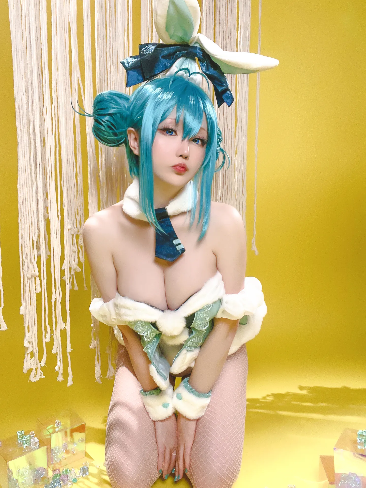 [星之迟迟] [77P+1V - 625.47MB] VOCALOID - 初音未来 白兔女郎 - 图片 72