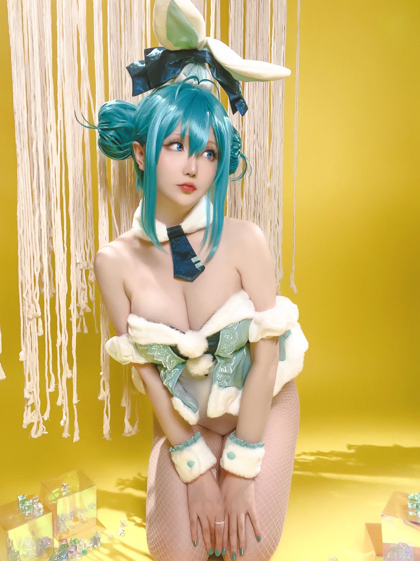 [星之迟迟] [77P+1V - 625.47MB] VOCALOID - 初音未来 白兔女郎 - 图片 70