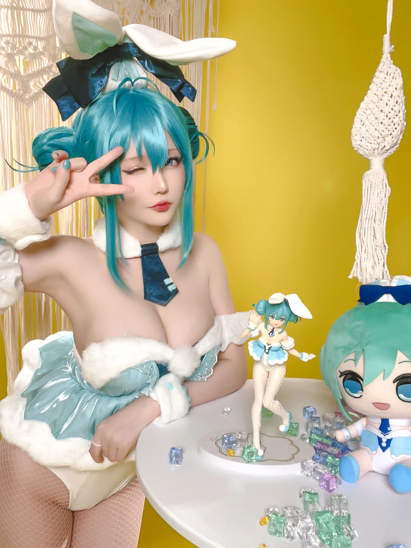 [星之迟迟] [77P+1V - 625.47MB] VOCALOID - 初音未来 白兔女郎 - 图片 55