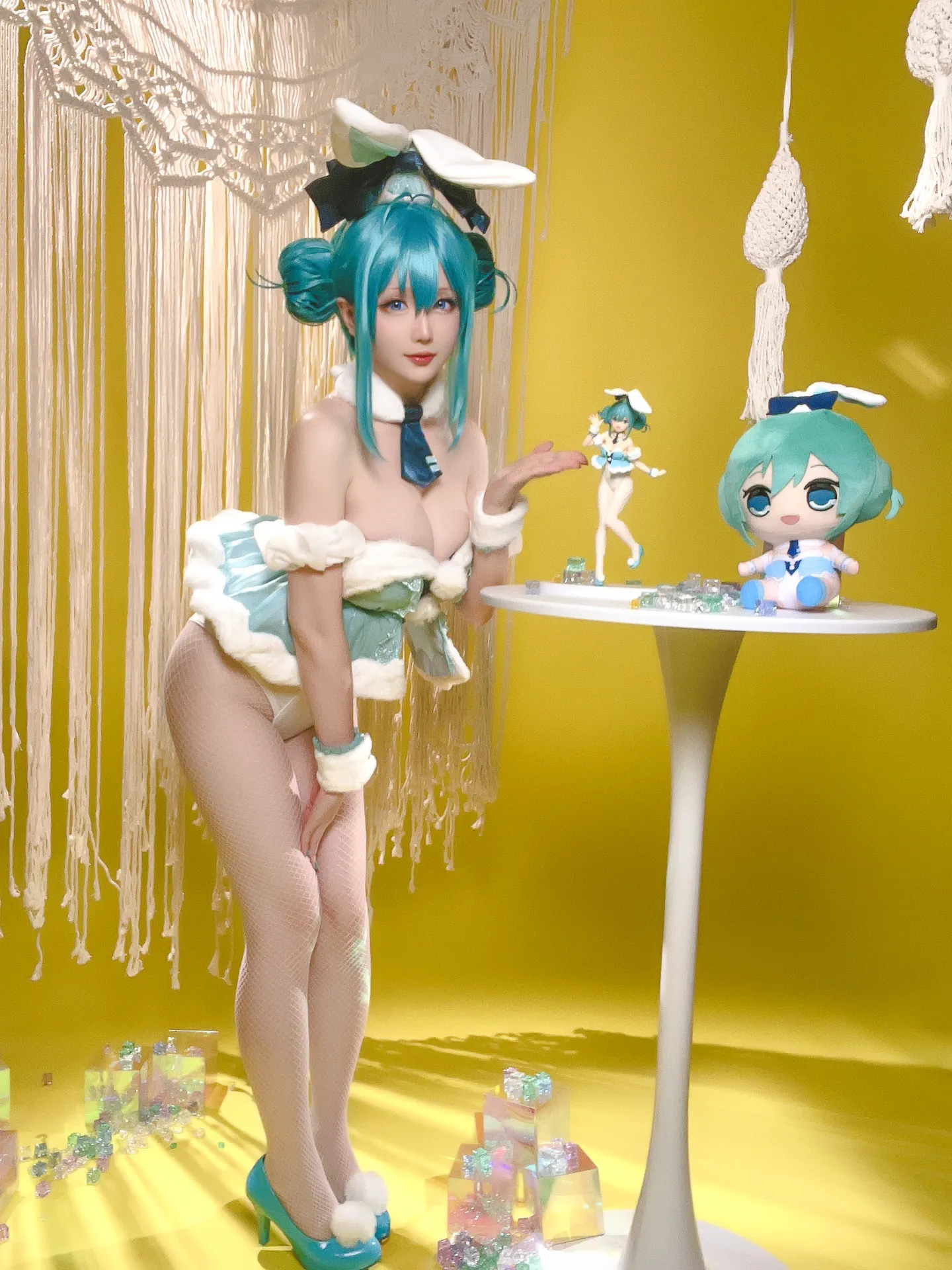 [星之迟迟] [77P+1V - 625.47MB] VOCALOID - 初音未来 白兔女郎 - 图片 52