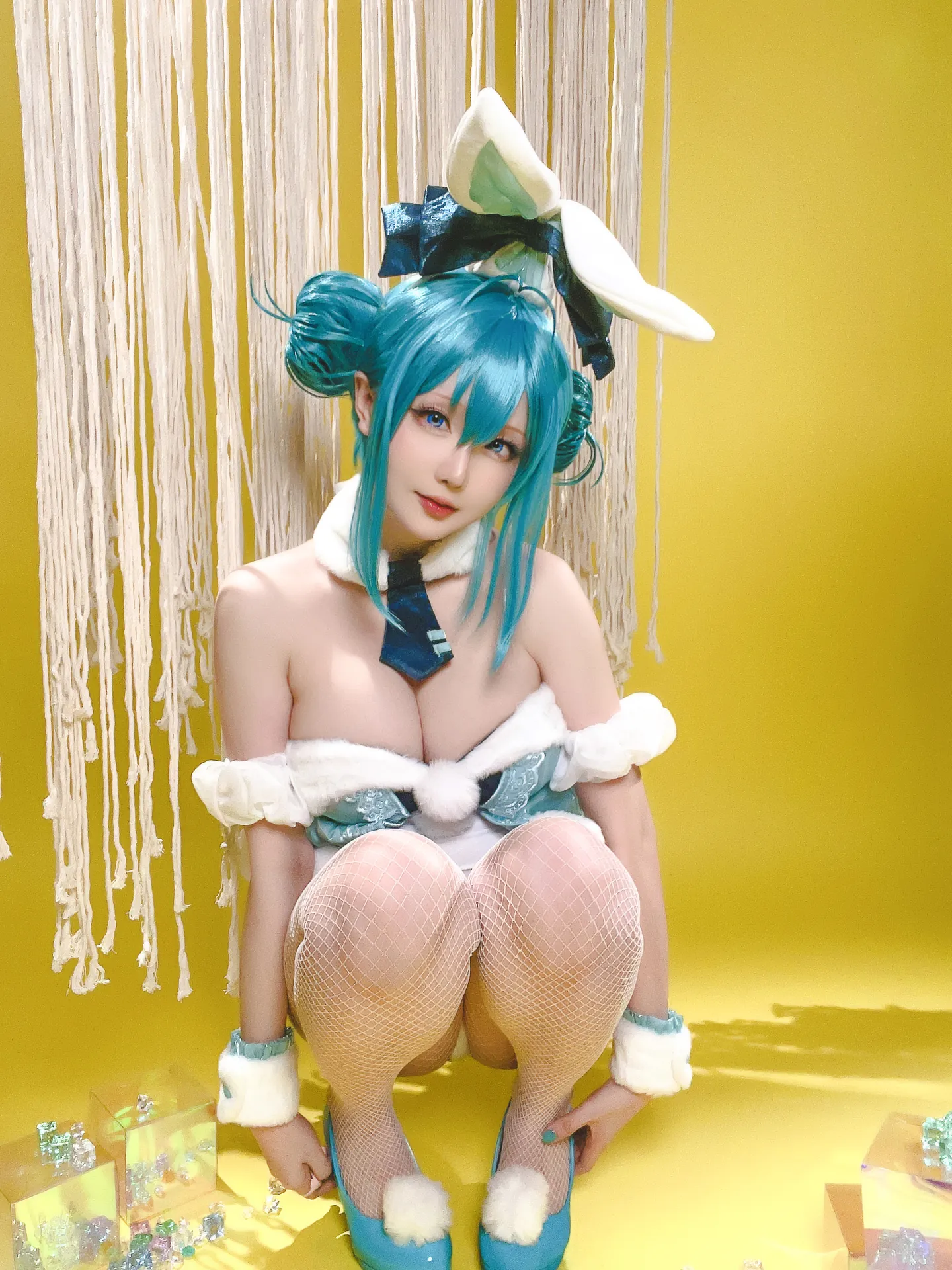 [星之迟迟] [77P+1V - 625.47MB] VOCALOID - 初音未来 白兔女郎 - 图片 68