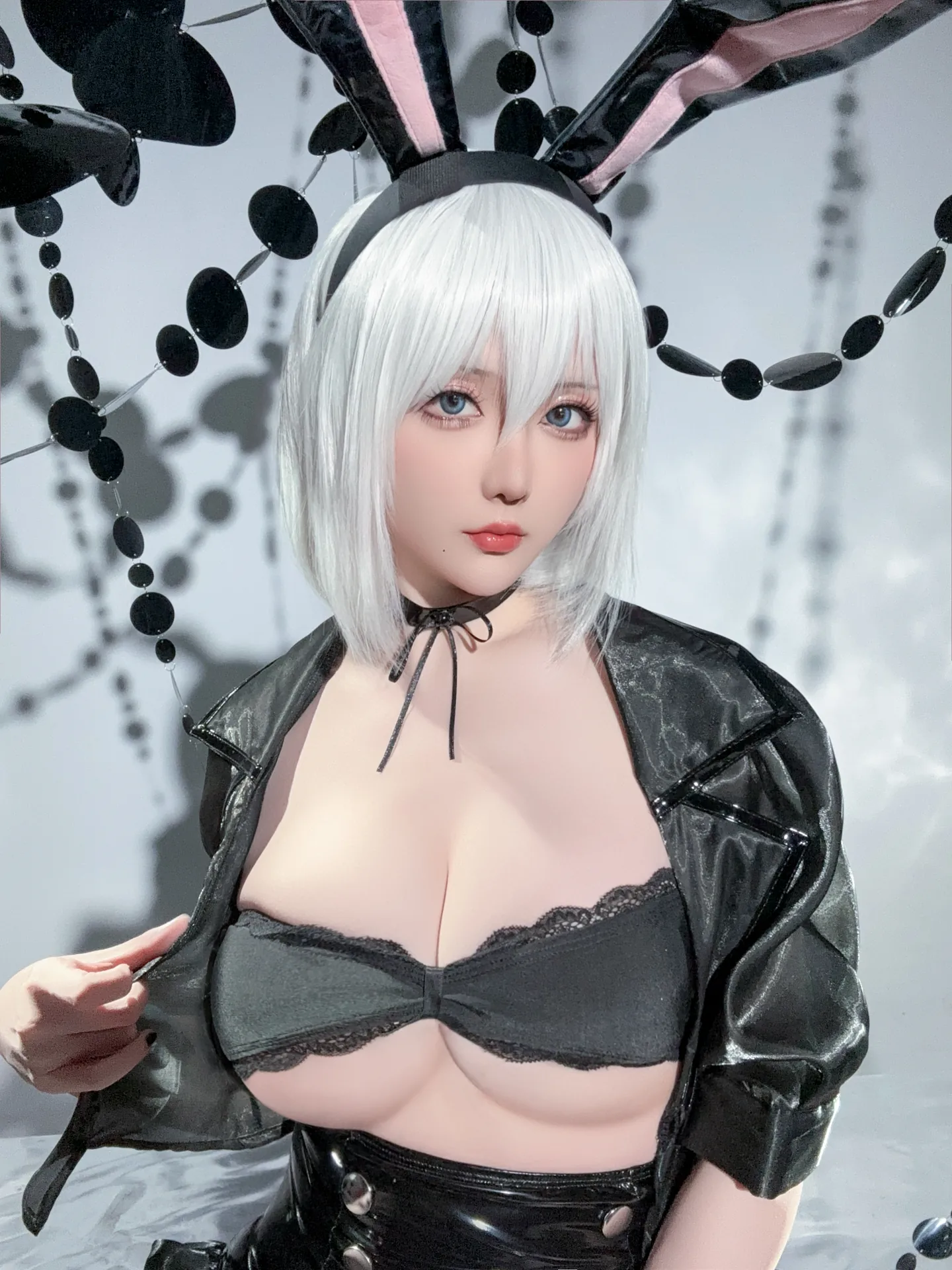 [星之迟迟] [34P - 177.6MB] Cosplay - 尼尔机械纪元 - 2B 兔女郎 - 图片 33