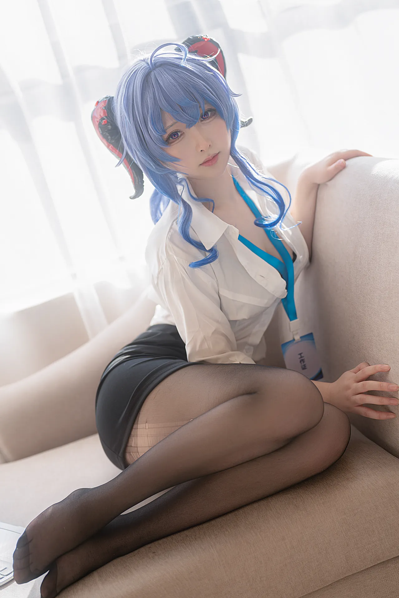 [樱梨梨] [30P - 566.77MB] 原神 - 甘雨 秘书 - 图片 25
