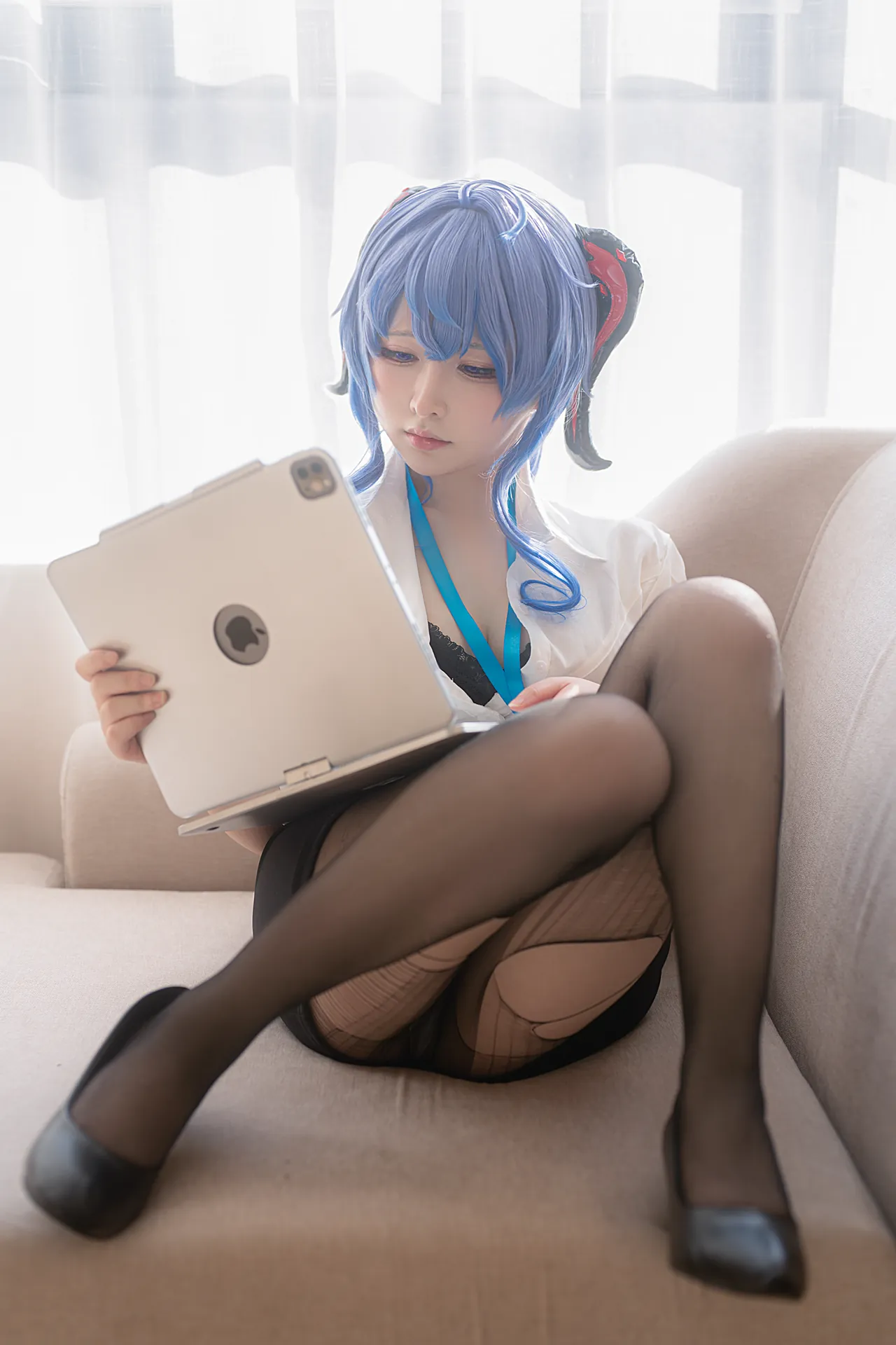 [樱梨梨] [30P - 566.77MB] 原神 - 甘雨 秘书 - 图片 28