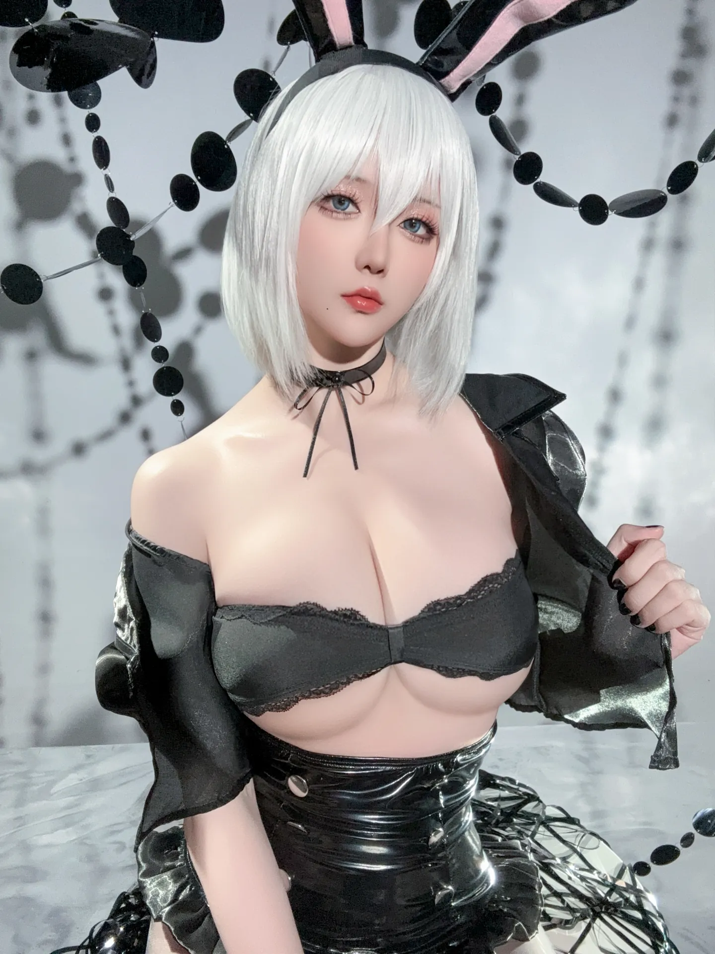 [星之迟迟] [34P - 177.6MB] Cosplay - 尼尔机械纪元 - 2B 兔女郎 - 图片 31