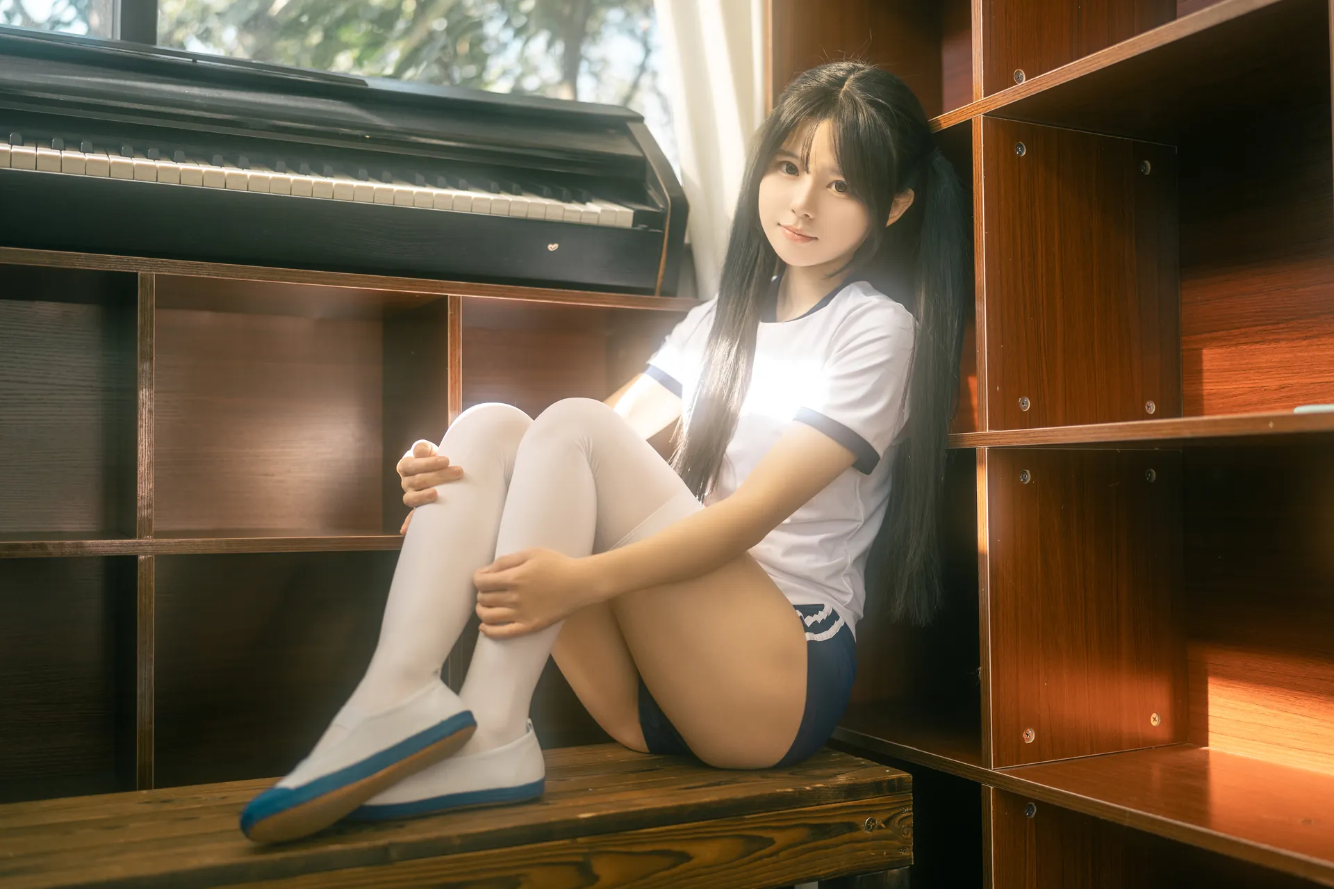 [rua阮阮] [47P - 468.64MB] 写真 - 春の更衣室-体操服 - 图片 3
