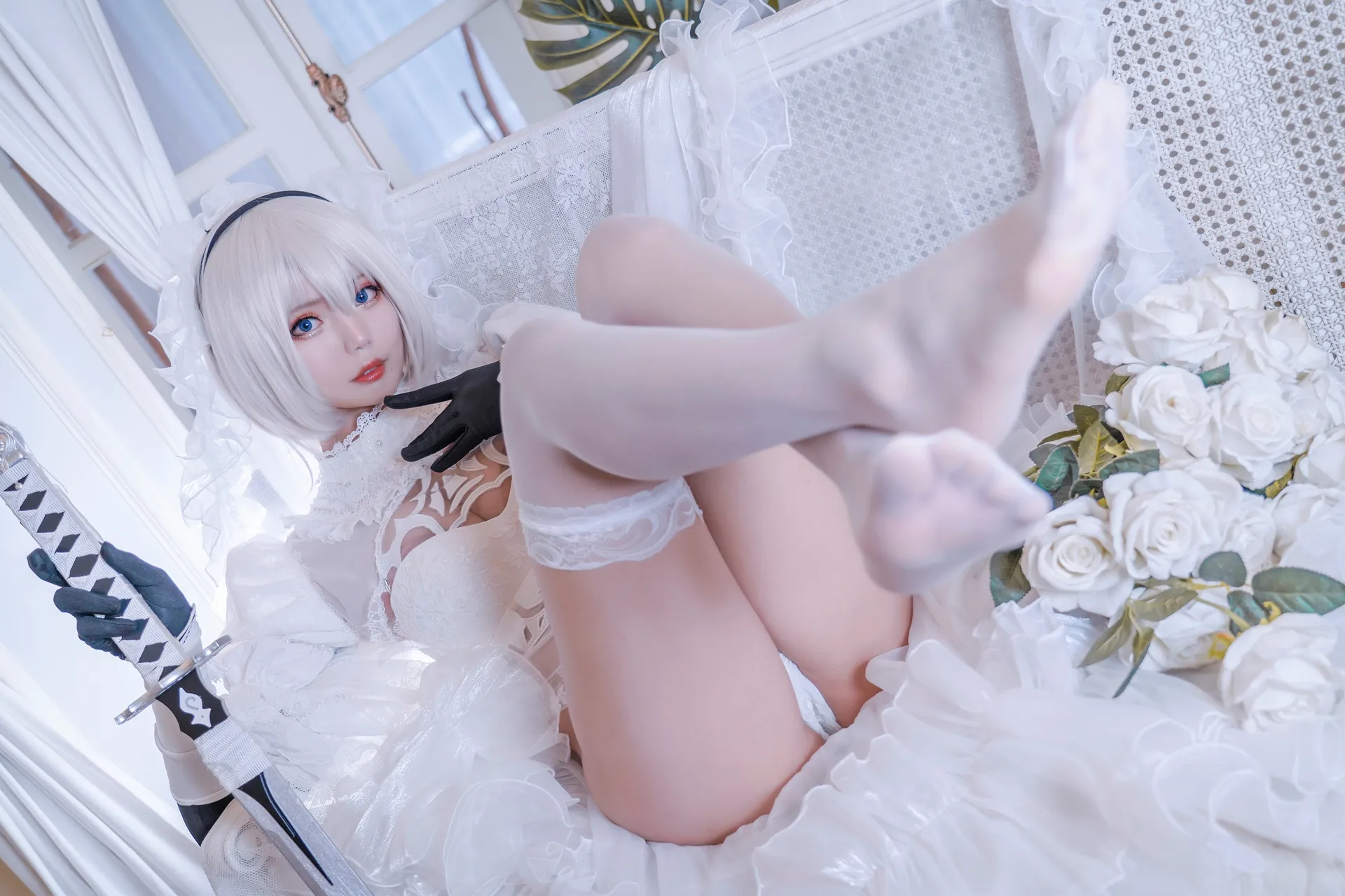 [雪貓Yuki Neko] [30P - 202.33MB] Cosplay - 尼尔：机械纪元 2B  - 图片 13