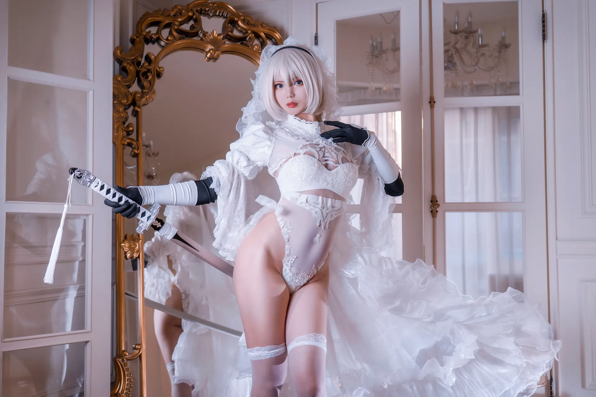[雪貓Yuki Neko] [30P - 202.33MB] Cosplay - 尼尔：机械纪元 2B  - 图片 17