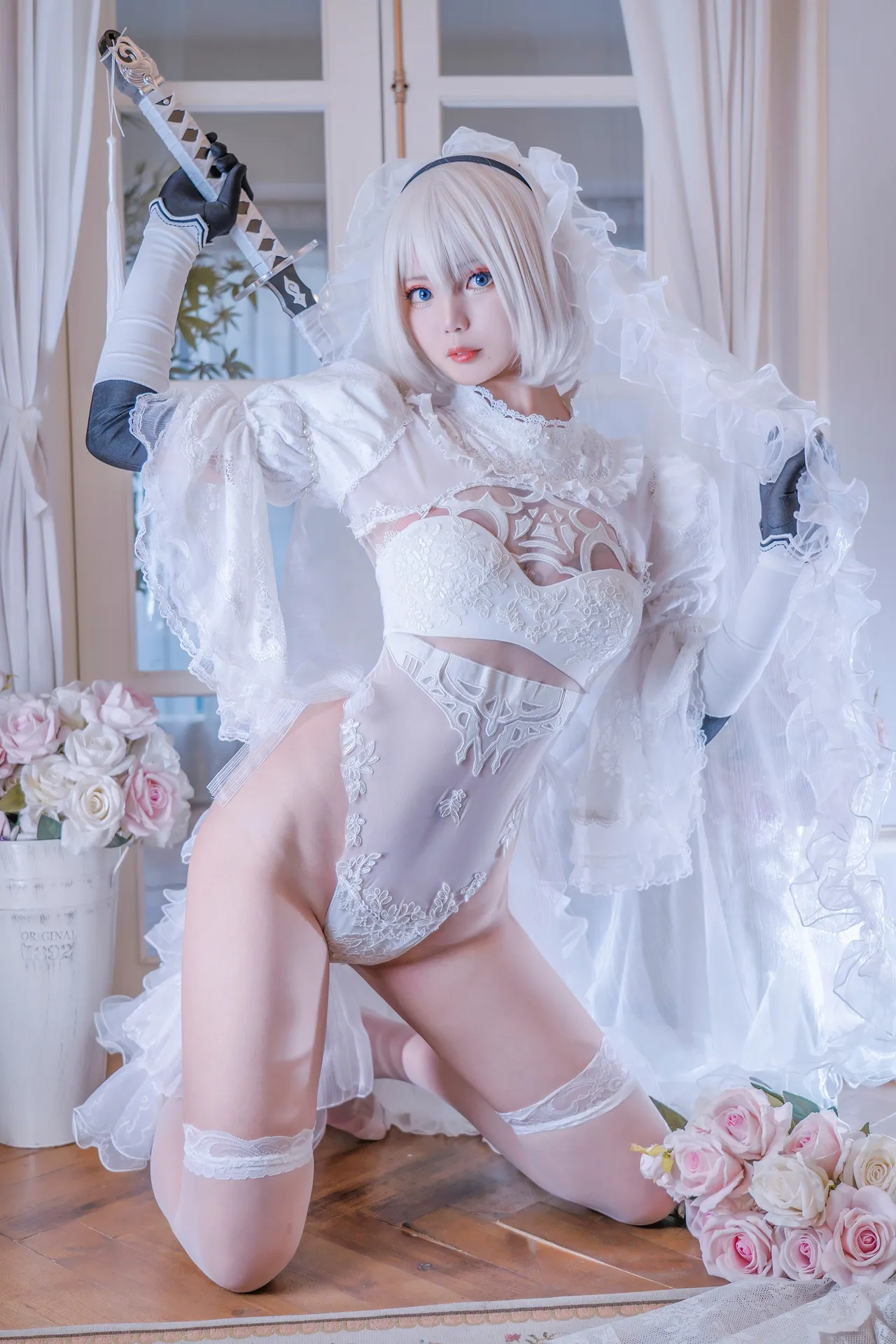 [雪貓Yuki Neko] [30P - 202.33MB] Cosplay - 尼尔：机械纪元 2B  - 图片 16