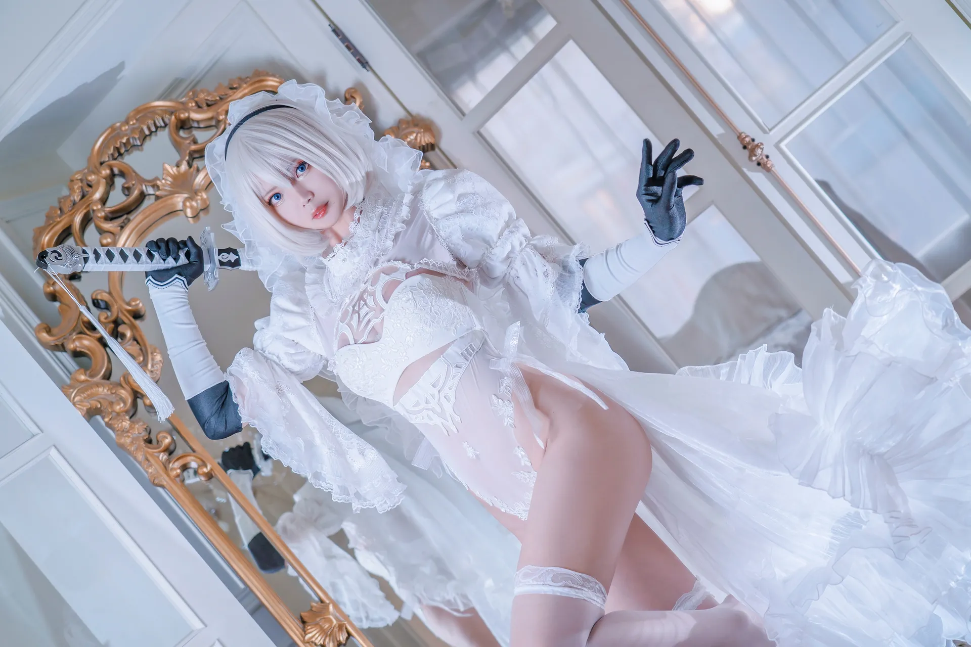 [雪貓Yuki Neko] [30P - 202.33MB] Cosplay - 尼尔：机械纪元 2B  - 图片 18